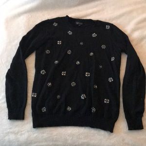 Topshop embellished sweater